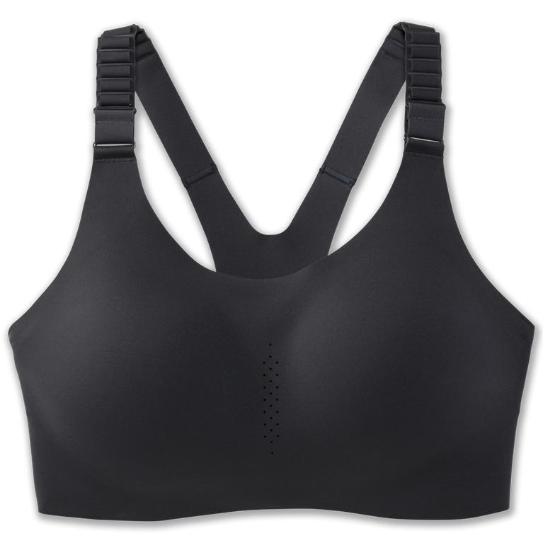 Brooks Dare Racerback 2.0 Sports Running Bra - Women's - Asphalt/DarkGey (12678-LWRX)